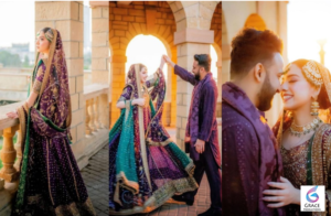 Arisha Razi Khan wedding picture showing the Pakistani actress on her special day with elegant bridal look, traditional attire, and wedding celebration moments