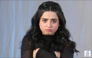 Sehar Khan smiling during a photoshoot in 2026, showcasing the Pakistani actress known for Fairy Tale, Mushkil, Rang Mahal, and Tan Man Neel o Neel.