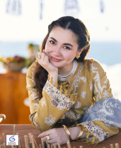 Pakistani actress Hania Aamir during a glamorous photoshoot, known for her hit dramas, successful acting career, and massive fan following.