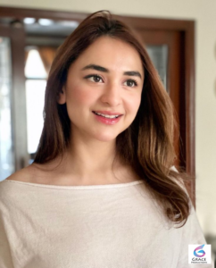 Pakistani television star Yumna Zaidi during a professional photoshoot.