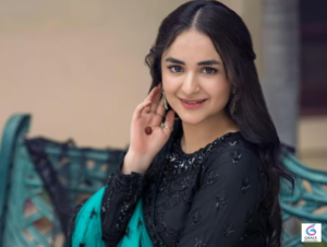 Portrait of Yumna Zaidi known for her leading roles in popular Pakistani dramas.