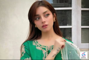 Alizeh Shah posing for a professional portrait, showcasing the Pakistani actress known for her hit TV dramas and elegant style.