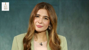 Ayesha Omer Pakistani actress wearing a stylish outfit at a public event