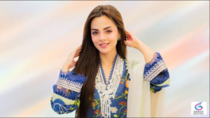 Komal Meer looking elegant in a fashionable outfit at a public appearance.