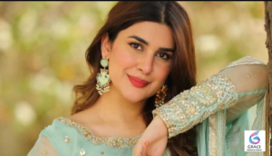 Kubra Khan Pakistani actress elegant portrait in traditional and modern fashion style photoshoot