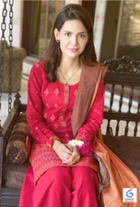 Madiha Imam latest portrait highlighting her elegant style and Pakistani television presence