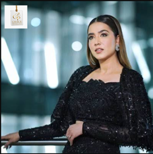 Mansha Pasha Pakistani actress profile featuring her elegant look and entertainment career