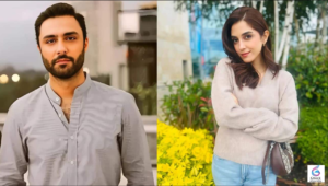 Pakistani actress Maya Ali smiling during a professional portrait session in 2026.