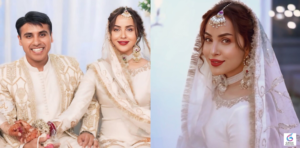 Nimra Khan wearing an elegant outfit at an event showcasing her style and charm