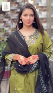 Nooray Bhatti wearing a stylish outfit with a confident look during a professional photoshoot