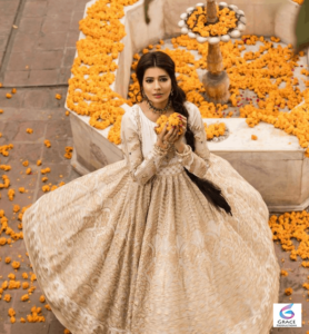 Pakistani model and actress Rabia Butt in a fashion portrait showcasing her elegant style and entertainment journey