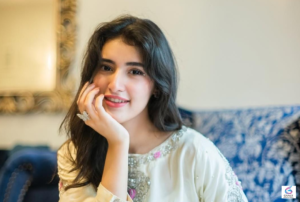 Sehar Hashmi posing in a stylish traditional outfit during a professional photoshoot in 2026.
