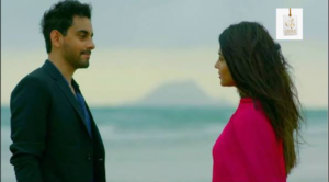 Zara Noor Abbas from the Pakistani drama Khamoshi with Bilal Khan