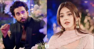 Durefishan Saleem as Shibra in Ishq Murshid with Bilal Abbas Khan