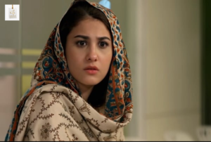 Hina Altaf smiling during a glamorous television appearance