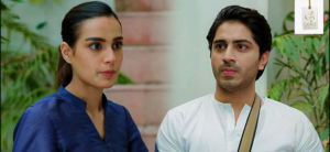 Iqra Aziz and Talha Chahour in Mannat Murad drama