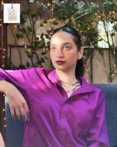 Mamya Shajaffar in an elegant look showcasing her contemporary style and screen presence
