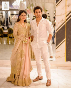 Maria Malik showcasing her elegant style at a Pakistani entertainment event