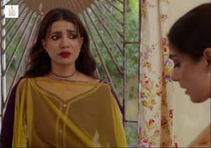 Maya Ali and Sheheryar Munawar during a scene from Pehli Si Mohabbat