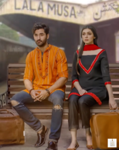Mehrunisa Iqbal smiling during a stylish fashion photoshoot