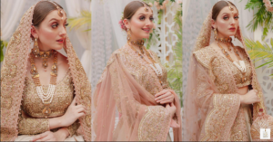 Neha Rajpoot posing for a fashion photoshoot in an elegant outfit