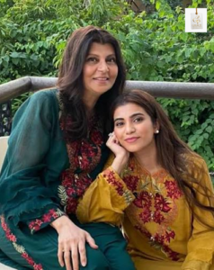 Rubina Ashraf in a graceful traditional look during her television career