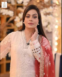 Sadia Imam in an elegant traditional look during her television career