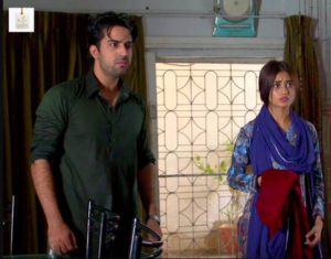 Sajal Aly as Dr. Zubia alongside Ahad Raza Mir in Yaqeen Ka Safar