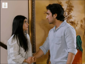 Sehar Khan as Umeed Pasha with Hamza Sohail in Fairy Tale