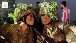 Kubra Khan and Sajal Aly during a memorable scene from Sinf-e-Aahan