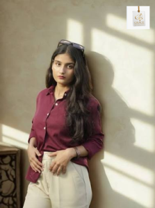 Urooj Shamim elegant portrait showcasing her fashion style and personality
