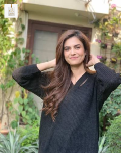 Washma Fatima Pakistani actress posing for a photoshoot