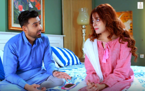 Alizeh Shah during her Taqdeer drama journey with Sami Khan