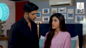 Anmol Baloch portraying her character in the Pakistani drama Siyani