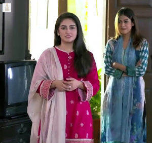 Hiba Bukhari portraying Nageen alongside Ali Abbas in Deewangi