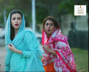 Sana Javed and Feroze Khan in an emotional scene from Khaani