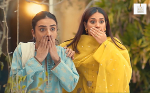 Iqra Aziz and Feroze Khan in a heartfelt scene from Khuda Aur Mohabbat