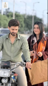 Laiba Khan and Saad Qureshi in a memorable scene from Tapish