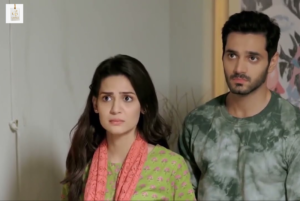 Madiha Imam as Bela alongside Wahaj Ali in Ishq Jalebi