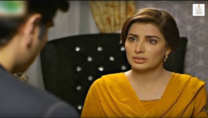 Mehwish Hayat and Humayun Saeed in the Pakistani drama Dil Lagi