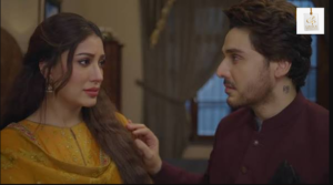 Mehwish Hayat Dayan drama character alongside Ahsan Khan