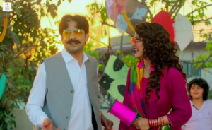 Minza Waqas alongside Ali Safina in the Pakistani drama Suno Chanda