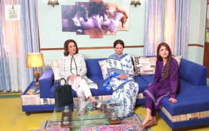 Kinza Hashmi in a scene from Pakistani drama Mohlat