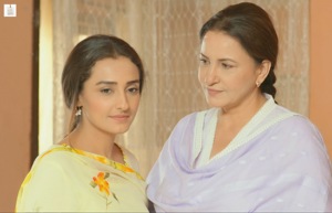 Momal Sheikh and Faisal Qureshi from the Pakistani drama Dil-e-Momin