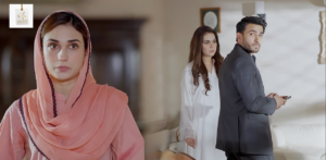 Pakistani actress Hina Tariq during her Naqaab drama journey with Ali Ansari