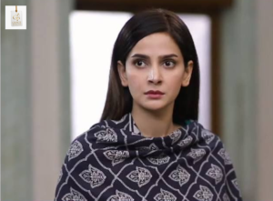 Saba Qamar as Mannat in Pakistani drama Cheekh with Emmad Irfani