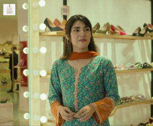 Sehar Hashmi and Shehzad Sheikh in a scene from the Pakistani drama Zulm