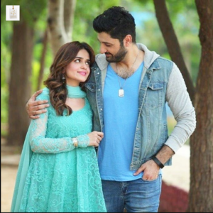 Sumbul Iqbal and Syed Jibran from the Pakistani drama Aik Thi Rania