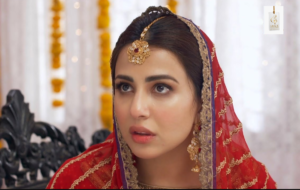 Ushna Shah and Ahsan Khan in Bandhay Ek Dor Se
