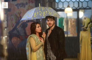 Ushna Shah and Ahsan Khan during their Bandhay Ek Dor Se